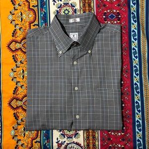 PETER MILLAR MEN’S BUTTON-UP SHIRT. 100% COTTON. VERY SOFT. THIS SHIRT IN EUC!☆☆